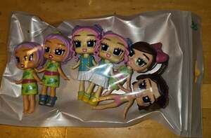 35 Boxy Girls Mini Dolls Lot of 6